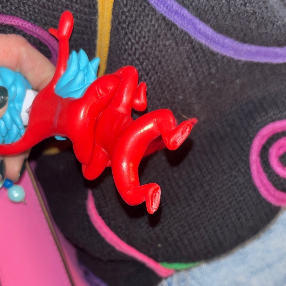 Dr. Seuss Thing 1 & Thing 2 Keychain Purse Charm Accessory gift - Picture 8 of 8